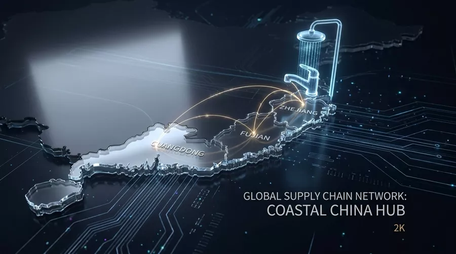 In medio Sinarum Shower Industry: Ortus Cixi et Terrae mobilis in Global Sourcing