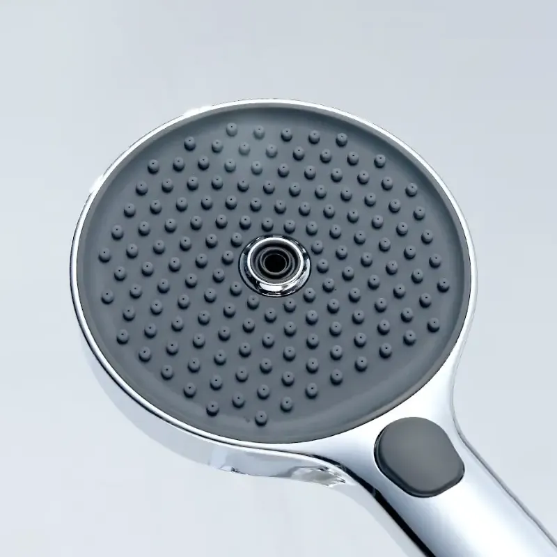 One Click Pause Push Button Anti Clog Shower