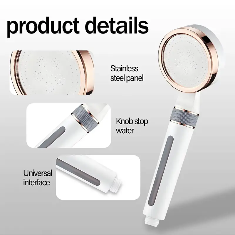 Health Filter Handheld Shower With Pp Cotton Filter